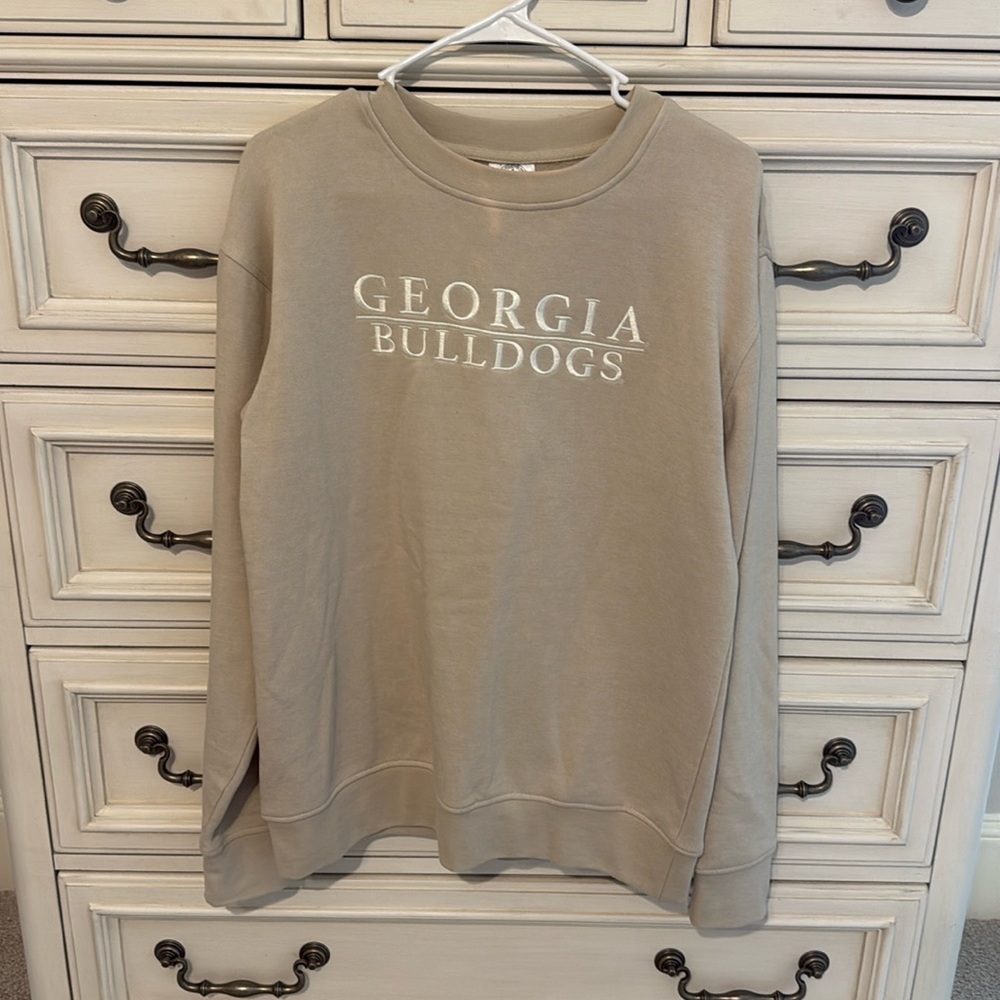 Nude Georgia Bulldogs Women’s Pullover
